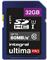 INTEGRAL 32GB SDHC UltimaPro CLASS10 80MB UHS-I U1 memory ca