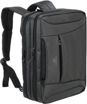 RivaCase carbon black changeable laptop bag / backpack 16 "8290