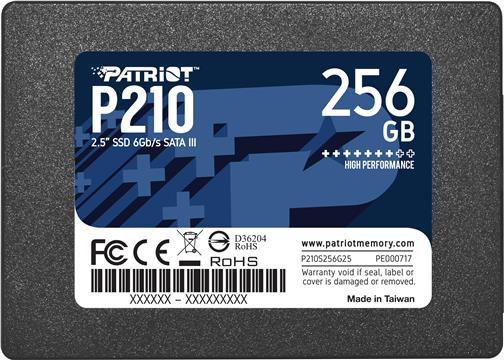 Patriot P210 256GB SSD SATA 3 2.5 " P210S256G25