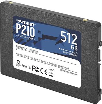 Patriot P210 512GB SSD SATA 3 2.5 " P210S512G25