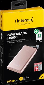 Intenso S 10000mAh portable battery - Pink