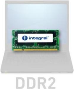 Memorija Integral 1GB DDR2-800 SODIMM PC2-6400 CL6, 1.8V, IN2V1GNXNFX