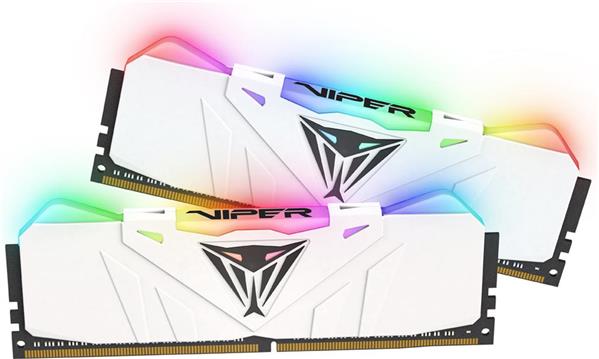 Memorija Patriot Viper RGB 16GB Kit (2x8GB) DDR4-3200 PC4-25600 CL16, 1.35V - Bel, PVR416G320C6KW