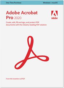 Adobe Acrobat Pro 2020 Multiple Platforms International English EDU trajna licenca