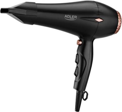 Adler hair dryer 2000 W black-gold