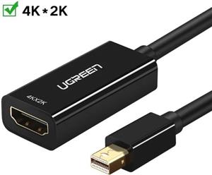 Ugreen Mini DisplayPort to HDMI (F) 4K adapter black