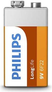 PHILIPS BATTERY 9V LONGLIFE 1 PC