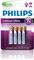 PHILIPS BATTERY AAA - LITHIUM ULTRA BLISTER 4 PCS (LR3)