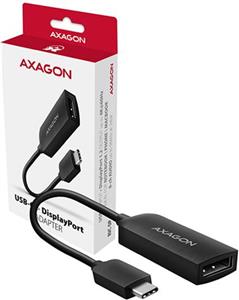 AXAGON USB-C -> DisplayPort adapter 4K/60Hz