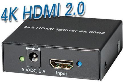 Transmedia 4K HDMI 2.0 Splitter 1:2