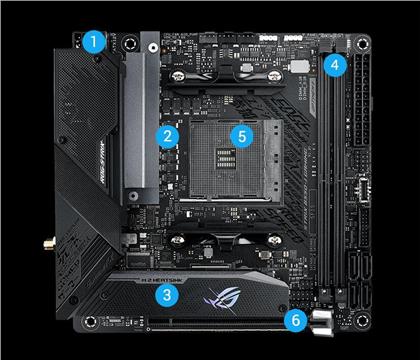 Matična ploča ASUS ROG STRIX B550-I GAMING - Mini-ITX - Socket AM4 - AMD B550