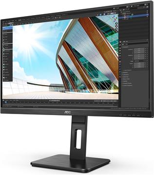 Monitor 27" AOC Q27P2Q, IPS, 75Hz, 4ms, 300cd/m2, 1000:1, pivot, srebrni