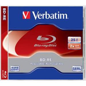 BD-RE Verbatim, Kapacite 25GB, 5 komada, Brzina 2x