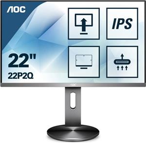 AOC 22P2Q - LED-Monitor - Full HD (1080p) - 54.6 cm (21.5)