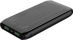 PowerBank ORICO, 10.000 mAh, 2x USB, black, FIREFLY-K10S