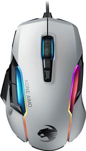 Miš ROCCAT Kone AIMO Remastered, RGB, žični, optički, 16000dpi, bijeli, USB