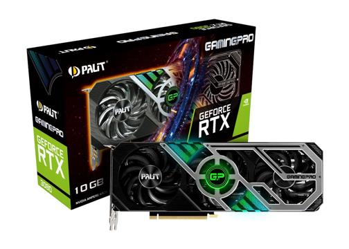 Grafička kartica Palit GF RTX3080 Gaming Pro, 10GB GDDR6X, 3 DP