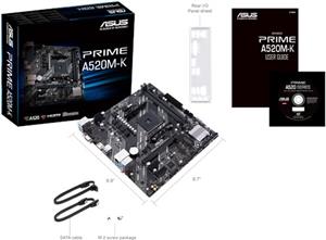 Matična ploča ASUS PRIME A520M-K - micro ATX - Socket AM4 - AMD A520