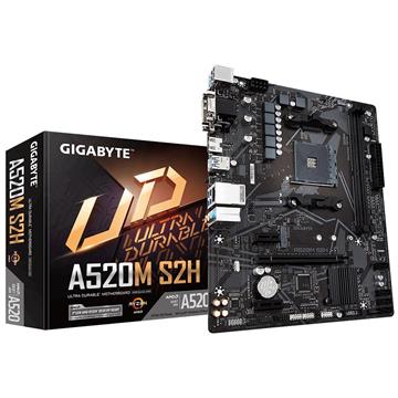 Matična ploča Gigabyte A520M S2H - 1.0 - Motherboard - micro ATX - Socket AM4 - AMD A520