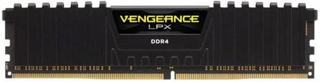 Memorija PC-24000, 8GB, CORSAIR CMK8GX4M1D3000C16 Vengeance LPX Black, DDR4 3000MHz, CL16