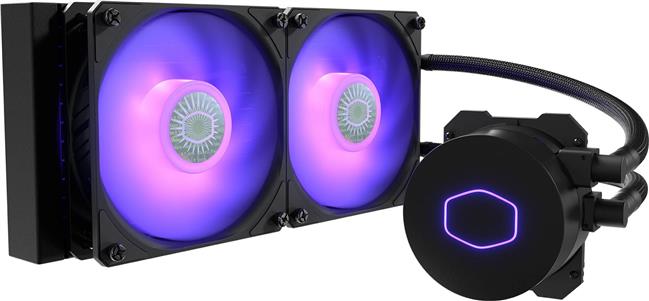 Vodeno hlađenje COOLERMASTER MasterLiquid ML240L V2 RGB, socket 2066/2011-v3/2011/1200/1151/1150/1155/1156/AM4/AM3+/AM3/AM2+/AM2/FM2+/FM2/FM1