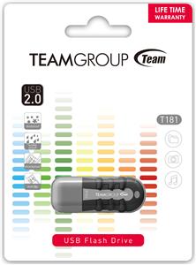 Teamgroup 32GB T181 USB 2.0 memory stick black-gray
