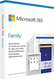 Microsoft 365 Family English, 6GQ-01150