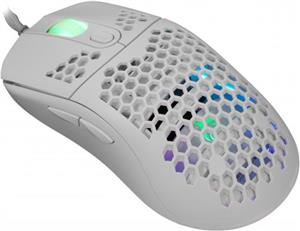 WHITE SHARK RGB gaming miš GALAHAD bijeli 6400dpi