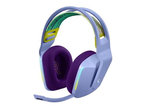 Slušalice LOGITECH Gaming G733 Lightspeed, RGB, bežične, lilac