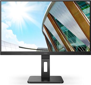 Monitor 68,4cm/27'' (3840x2160) AOC U27P2 16:9 4ms USB HDMI DisplayPort Pivot Speaker 4K UHD Black