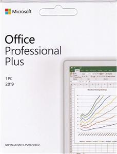 Microsoft Office 2019 Professional Plus, X21-75896-01, 1 PC, Key Card, bez medija