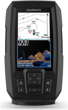 Garmin Striker Vivid 4cv (s krmenom sondom CHIRP 77/200kHz/DownVü GT20-TM, 4-pin), GPS, 010-02550-01