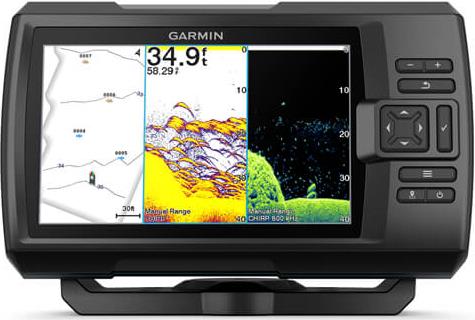 Garmin Striker Vivid 7cv (s krmenom sondom CHIRP 77/200kHz/DownVü GT20-TM, 4-pin), GPS, 010-02552-01