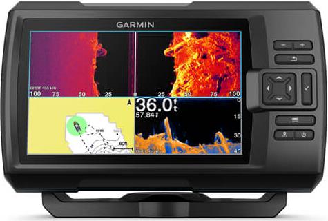 Garmin Striker Vivid 7sv (s krmenom sondom CHIRP 150-240kHz/DownVü/SideVü GT52HW-TM, 12-pin),GPS, 010-02553-01