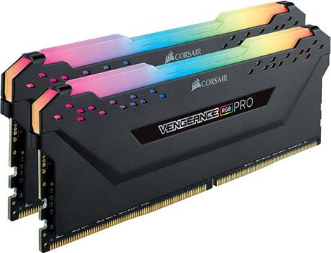 CORSAIR Vengeance RGB PRO - DDR4 - 64 GB: 2 x 32 GB - DIMM 288-PIN, CMW64GX4M2E3200C16