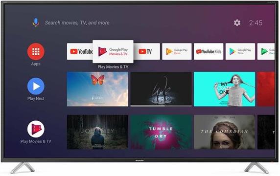 LED TV 50'' SHARP 50BL2EA, Android TV, 4K UHD, DVB-T2/C/S2, HDMI, Wi-Fi, LAN, USB, energetska klasa A+