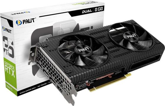 Grafička kartica PCI-E PALIT GeForce RTX 3060Ti Dual, 8GB GDDR6