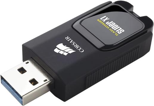 Corsair USB drive Flash Voyager Slider X1 USB 3.0 128GB, Capless Design, Read 130MBs, Plug and Play, EAN:0843591057004