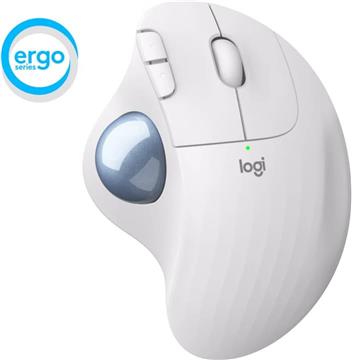 Miš LOGITECH Ergo M575, optički, 2000dpi, bežični, USB, bijeli