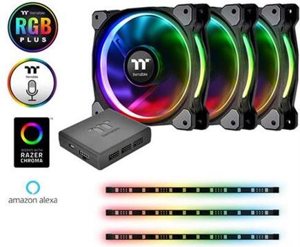 Hladnjak za kućište Thermaltake Riing Plus 12 RGB Lumi (3 kom+HUB)