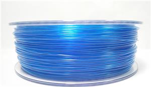Filament for 3D, PET-G, 1.75 mm, 1 kg, blue transp