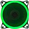 NaviaTec PC Case Fan 120mm, Green LED