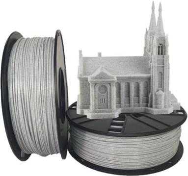 Gembird PLA filament for 3D printer, Marble 1.75 mm, 1 kg