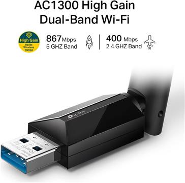 TP-Link ARCHER T3U PLUS AC1300 USB Adapter