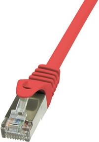 S/FTP prespojni kabel Cat.6a LSZH Cu AWG26, crveni, 2,0 m