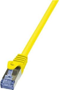 S/FTP prespojni kabel Cat.6a LSZH Cu AWG26, žuti, 2,0 m