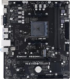Matična ploča BIOSTAR Main Board Desktop A520, AM4, 2xDDR4, VGA/HDMI, 1xPCIe x16, 2xPCIe x1, 1xM.2, 4xSATA, GbE LAN, mATX