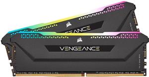 Memorija Corsair DDR4 16GB (2x8GB) Vengeance RGB PRO SL DIMM 3200MHz CL16 black, CMH16GX4M2E3200C16