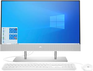 Računalo AiO HP 24-dp0115ny 21W95EA / Ryzen 5 4500U, 8GB, 512GB SSD, Radeon Graphics, 23.8" IPS FHD, tipkovnica, miš, Windows 10, srebrno