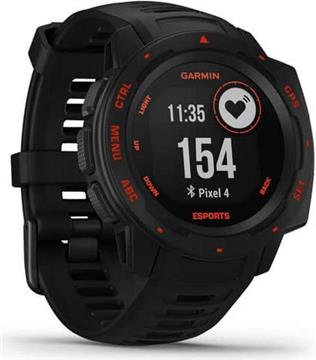 Sportski sat GARMIN Instinct Esports Edition, GPS, HR, pametne obavijesti, black lava